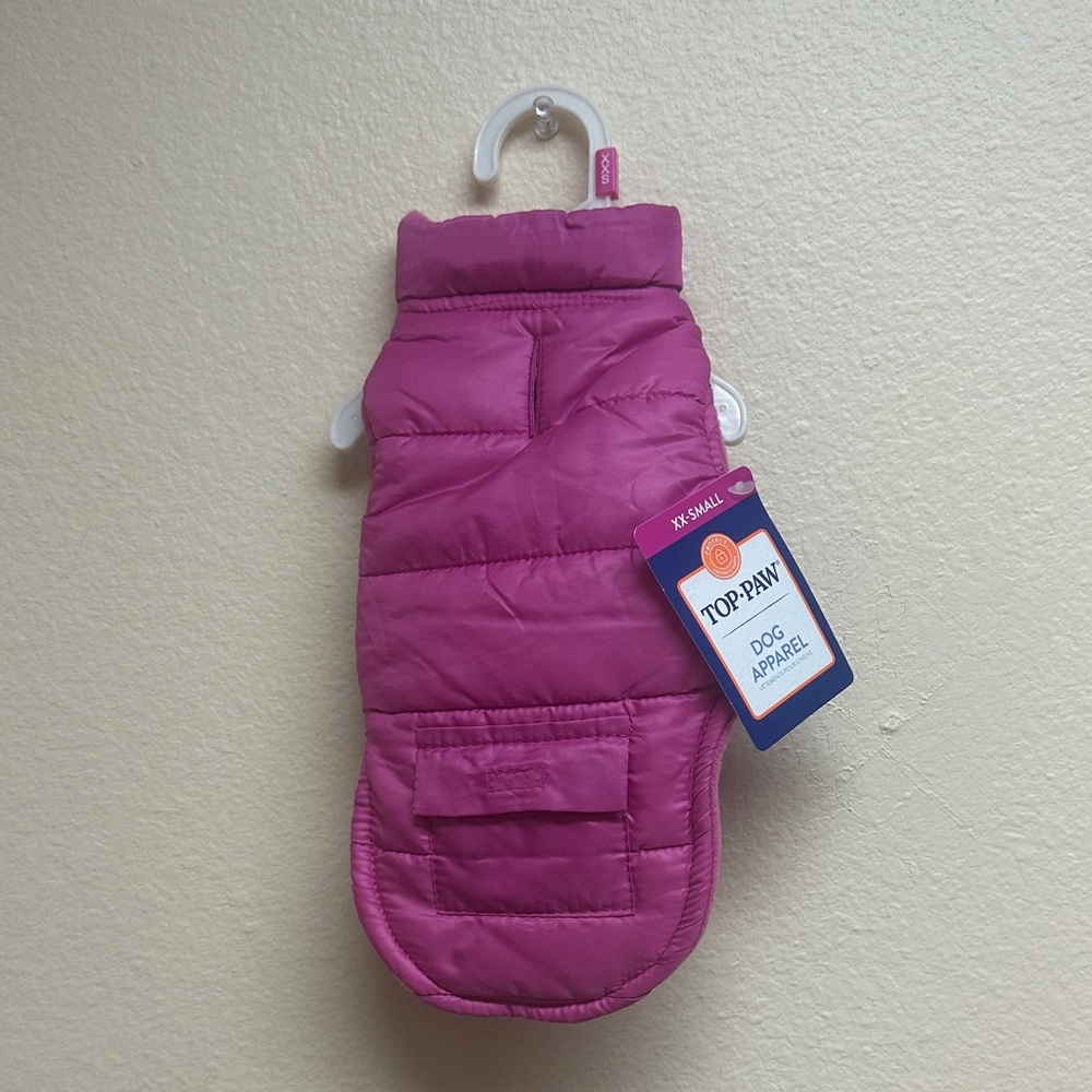 Top Paw Fuchsia Dog Coat